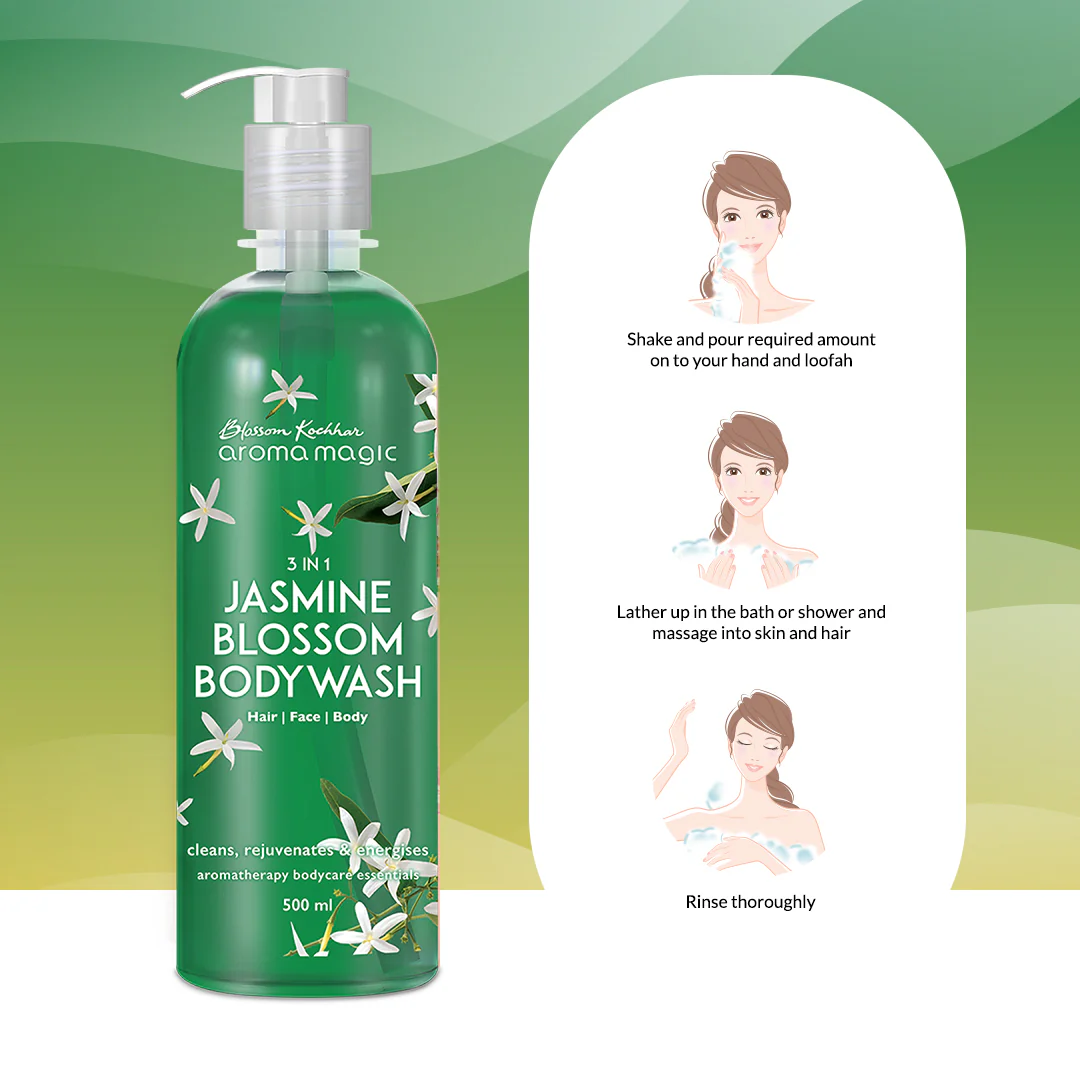 3 in 1 Jasmine Blossom Body Wash - Image 5