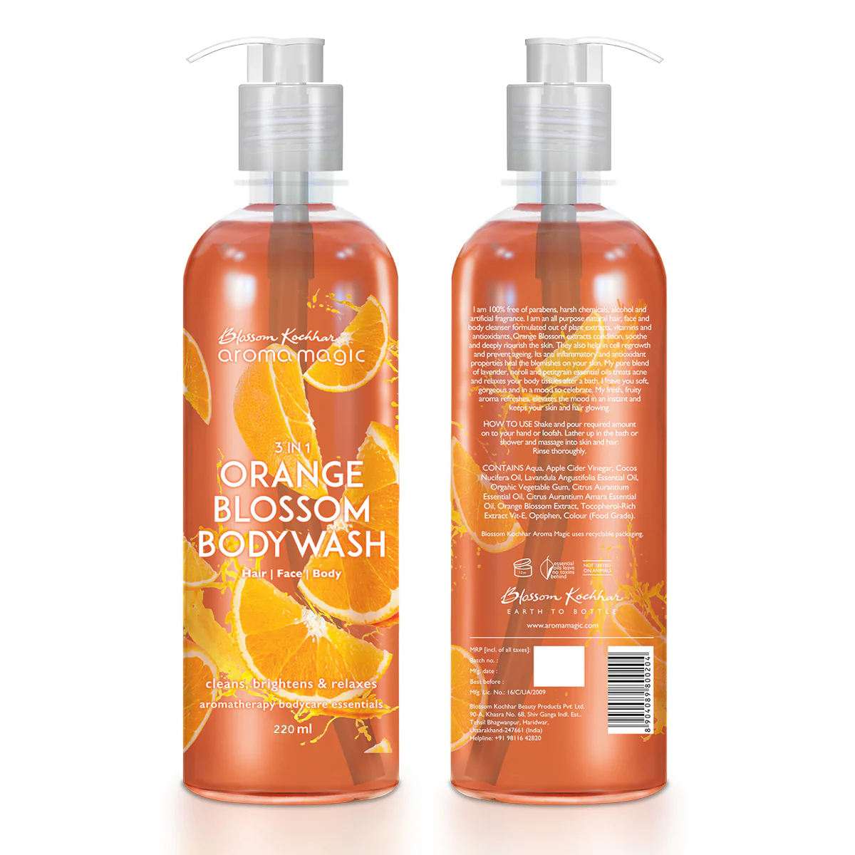 3 in 1 Orange Blossom Body Wash - Image 8
