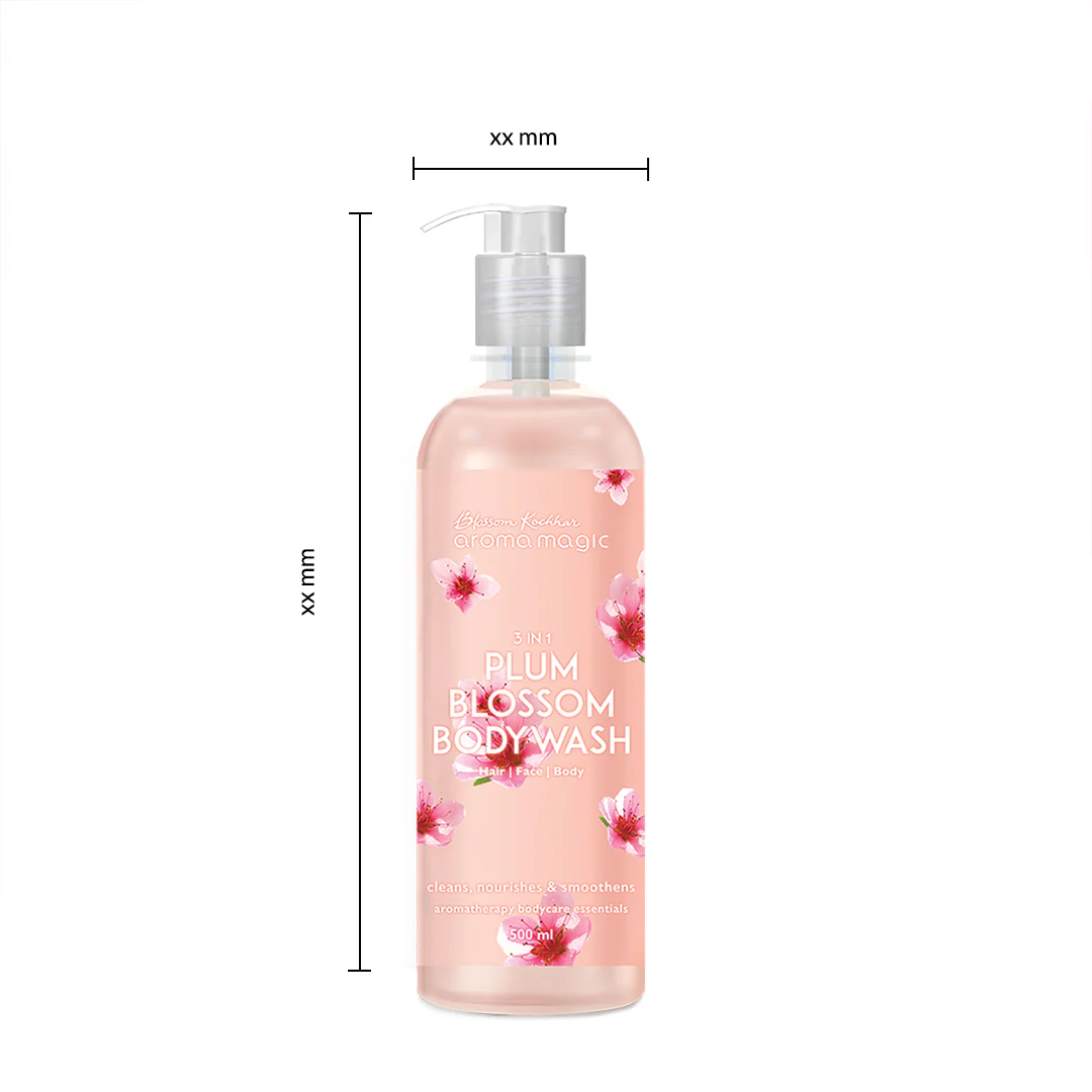 3 in 1 Plum Blossom Body Wash For Skin, Hair, and Body - Image 7
