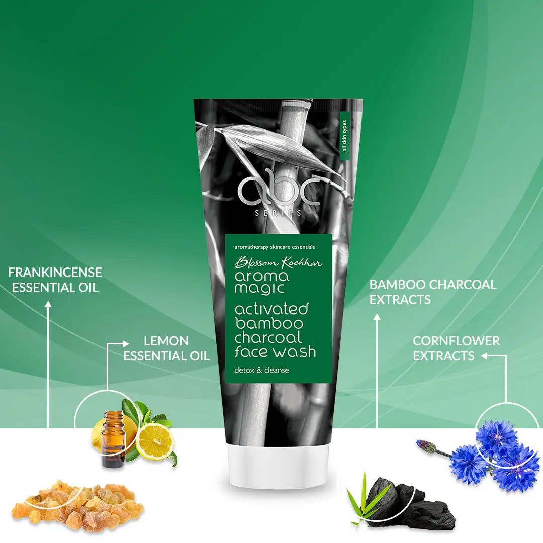 Activated Bamboo Charcoal Face Wash - Image 3