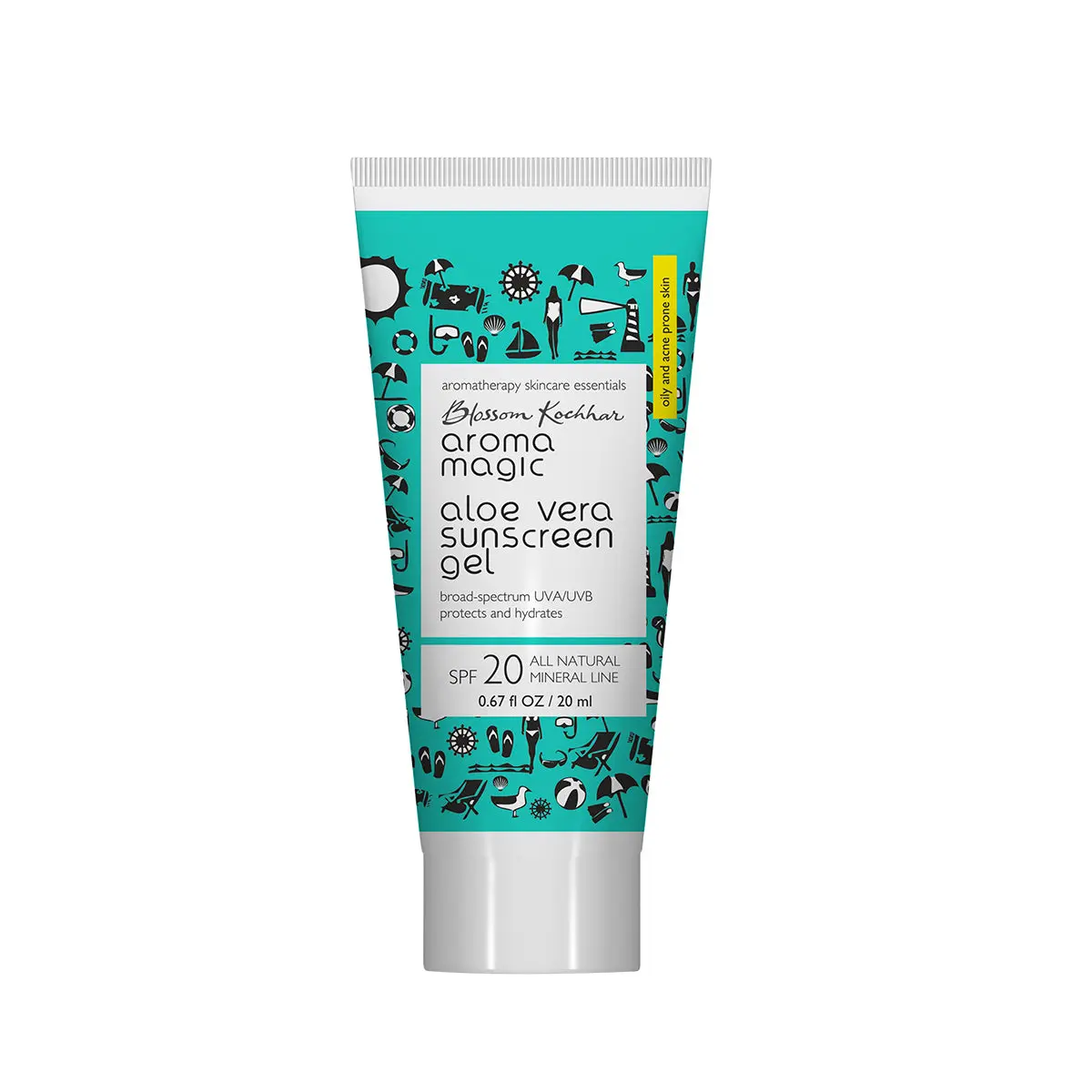 Aloe Vera Sunscreen Gel For Oily and Acne Prone Skin with SPF 20 - Image 7