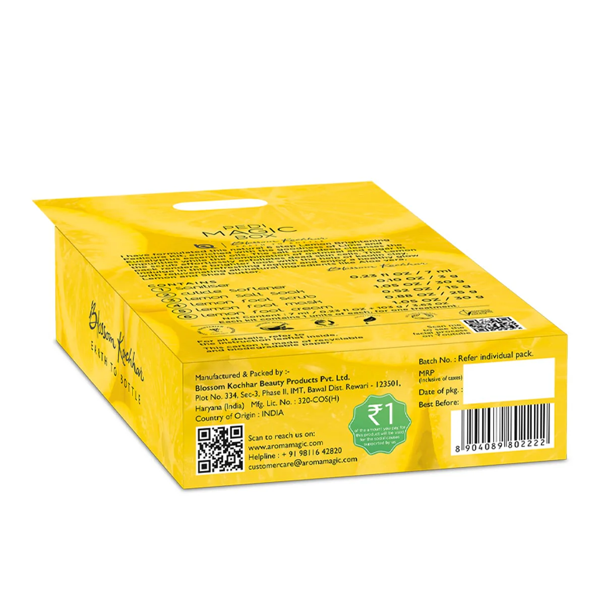 Brightening Lemon Manicure & Pedicure Kit - Single Use - Image 6