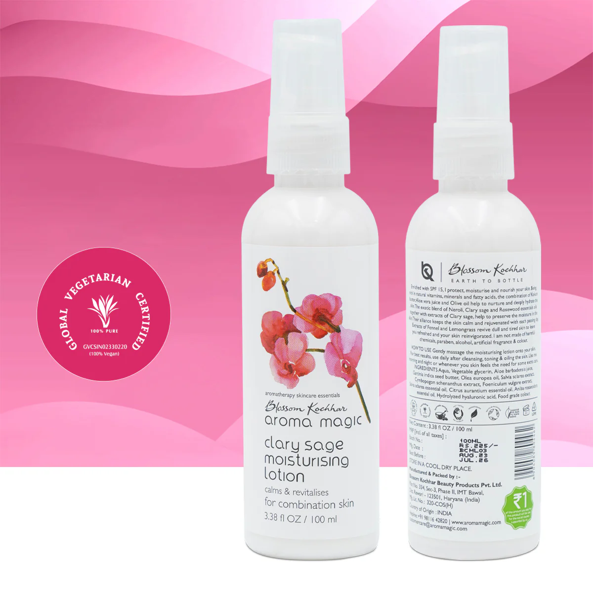 Clary Sage Moisturising Lotion - Hydrate & Revitalise Skin - Image 6