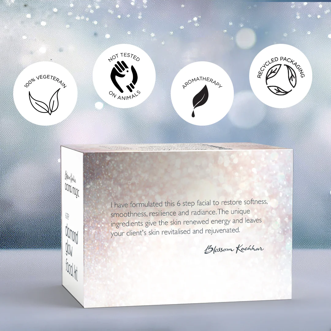 Diamond Glow Facial Kit – Brighten & Detox Skin - Image 5