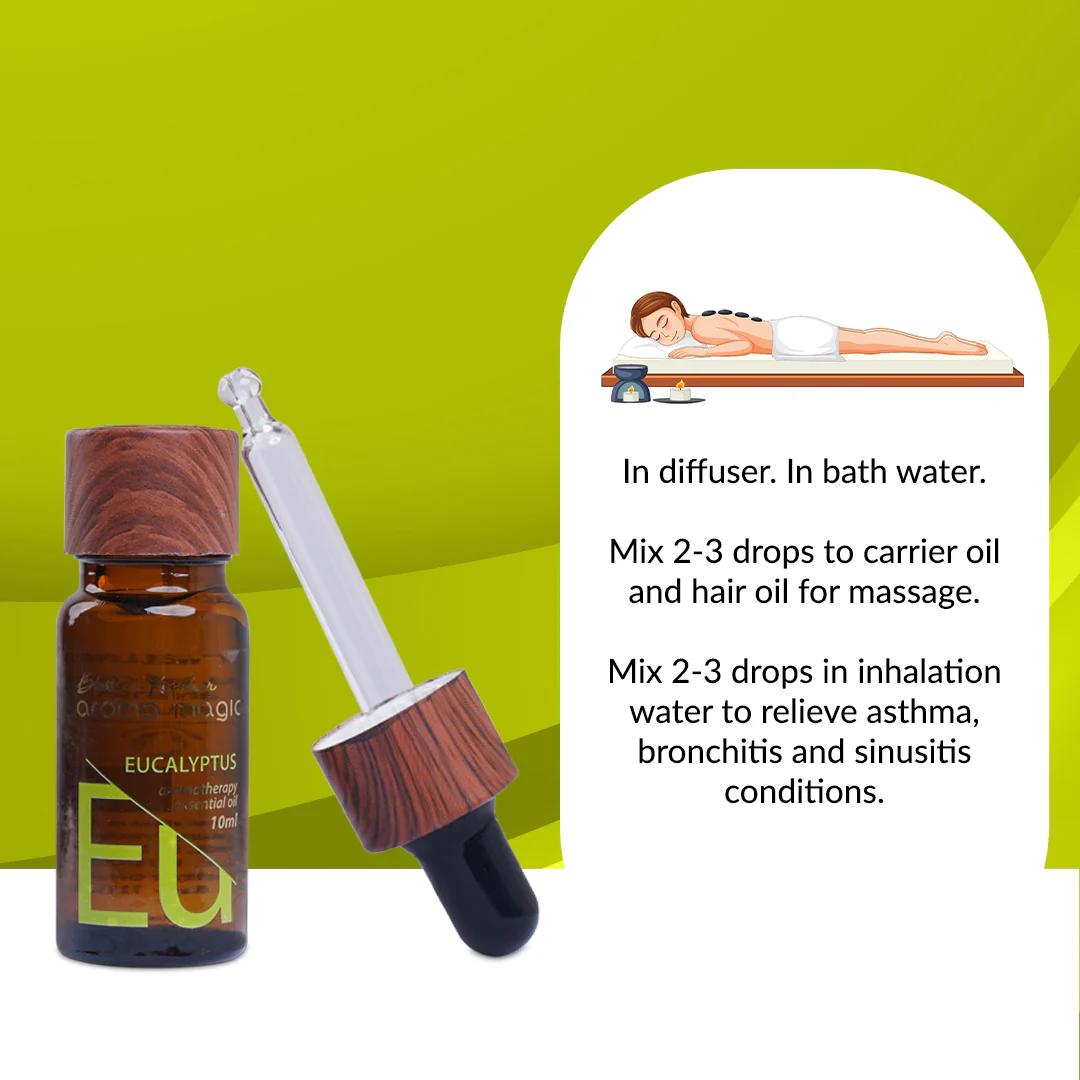Eucalyptus Essential Oil - Ease Cold & Relieves Pain - Image 5