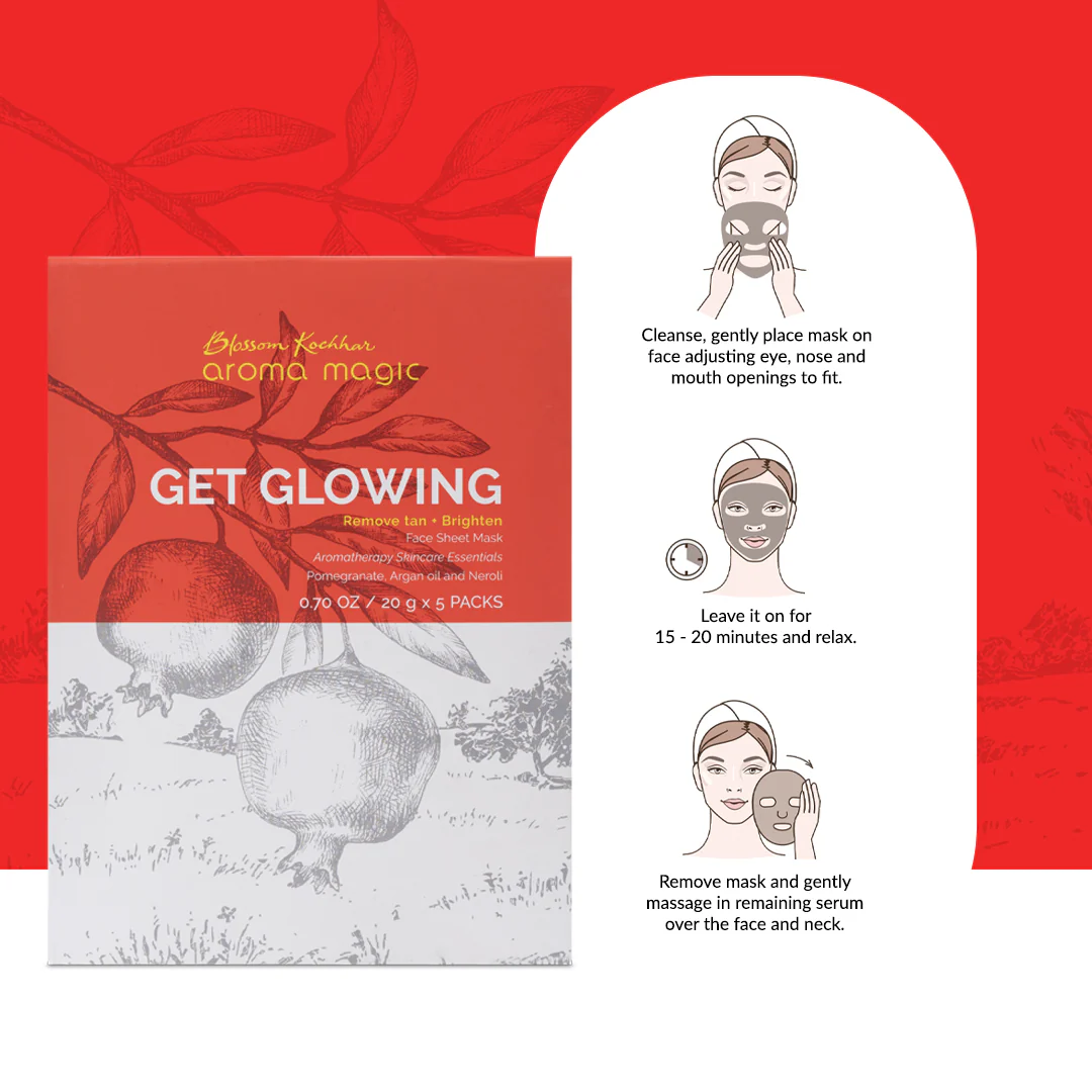 Get Glowing Face Sheet Mask For Glowing Skin - Image 5
