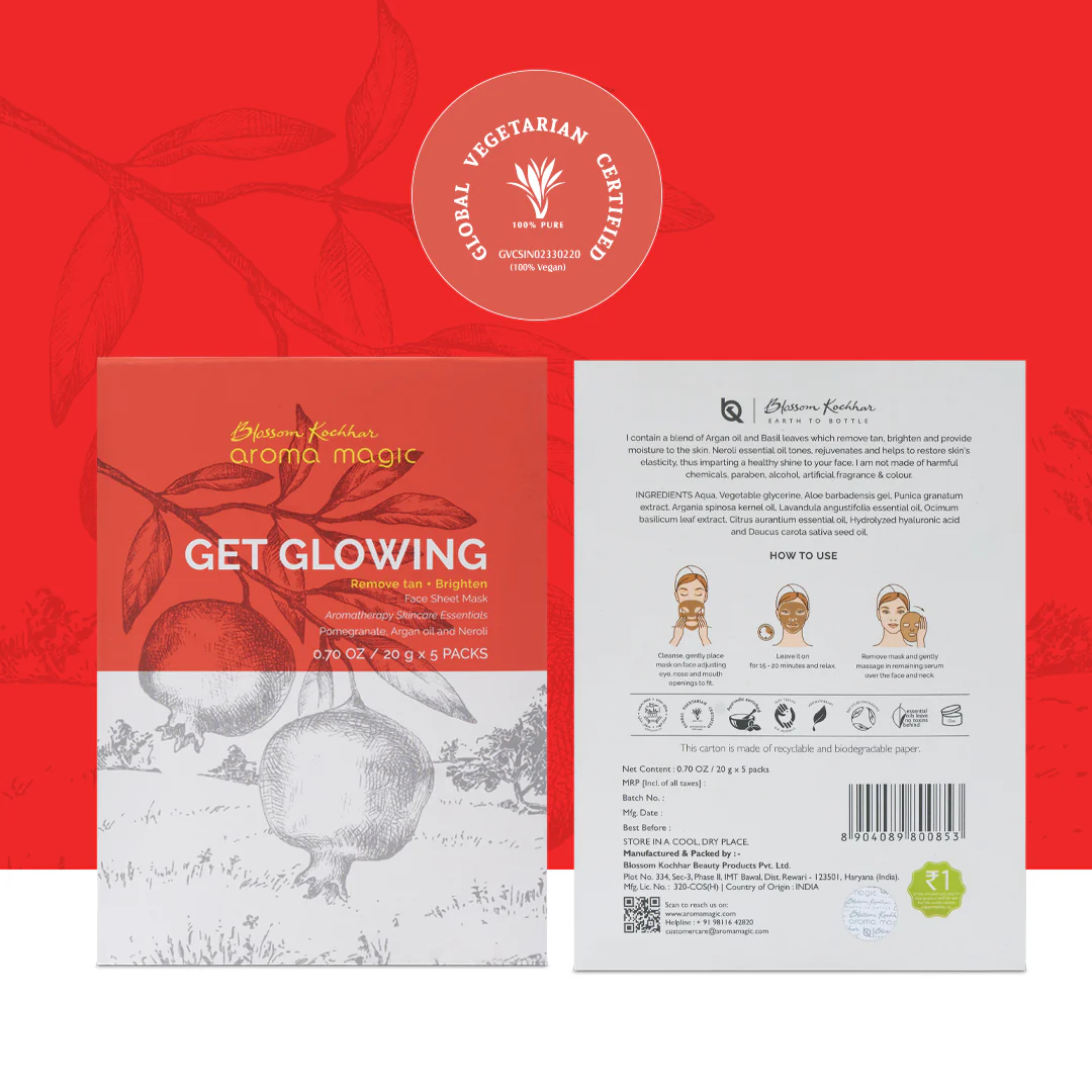 Get Glowing Face Sheet Mask For Glowing Skin - Image 6