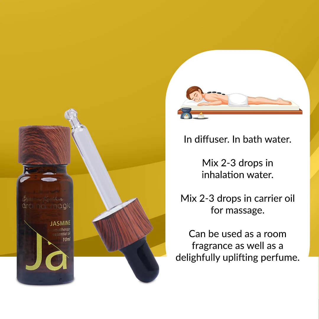 Jasmine Essential Oil - Calms Anxiety, Ease Stress & Uplift Mood - Image 5