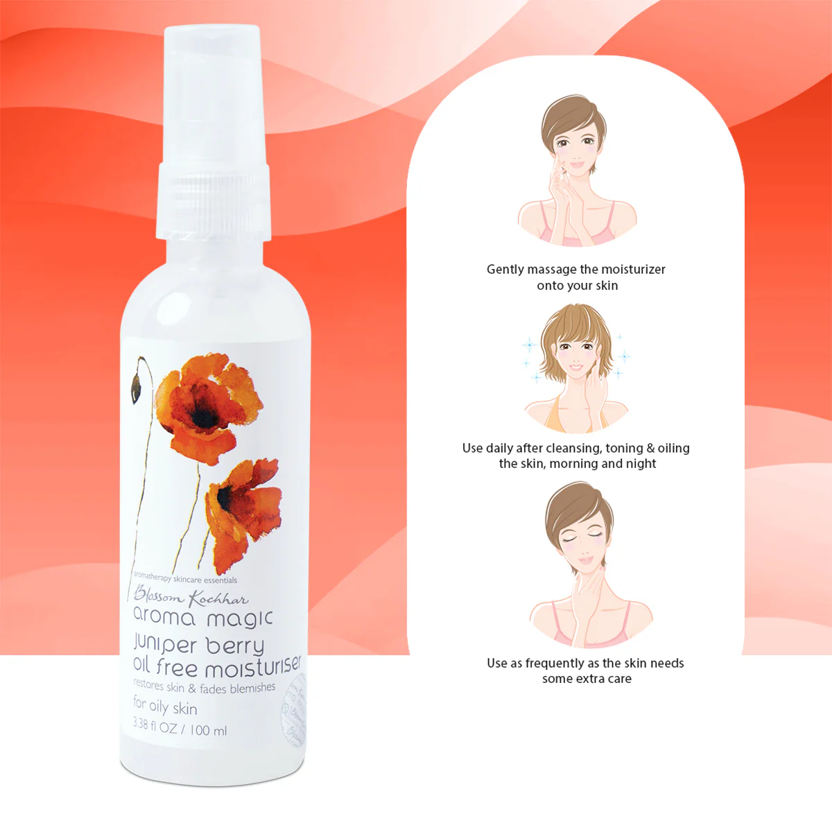Juniper Berry Oil Free Moisturiser For Oily Skin - Image 3