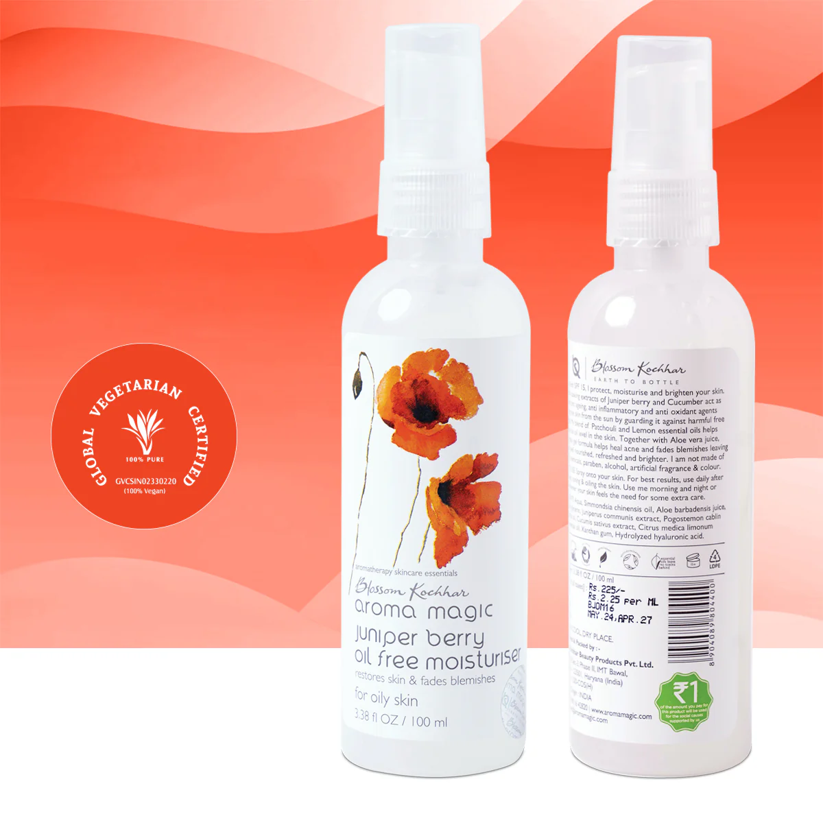 Juniper Berry Oil Free Moisturiser For Oily Skin - Image 6