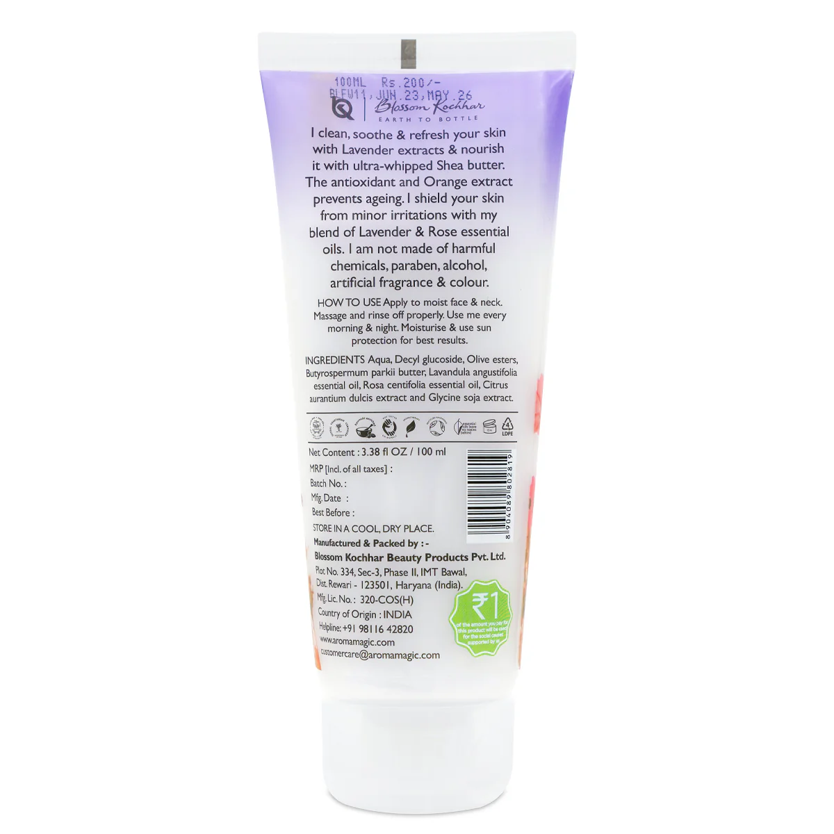 Lavender Face Wash For Dry Skin - Image 7