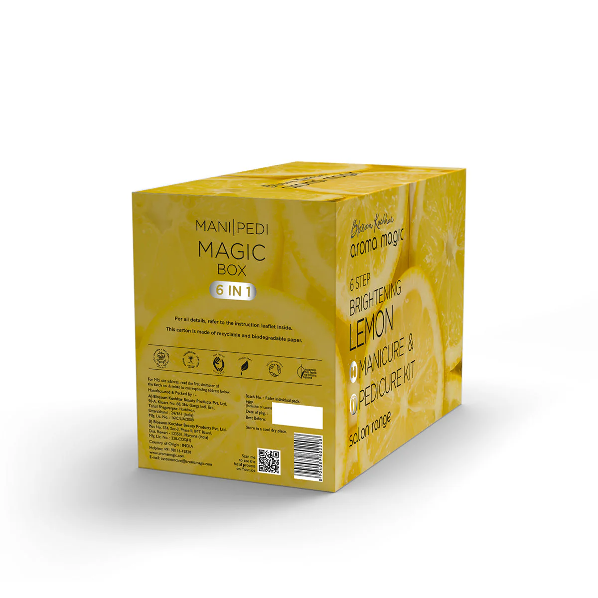 Lemon Brightening Pedicure and Manicure Kit For Radiant Skin - Image 12