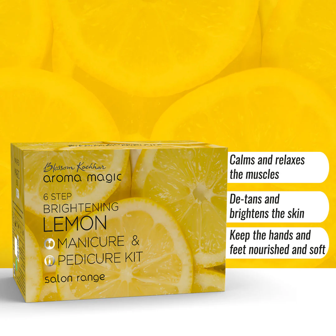 Lemon Brightening Pedicure and Manicure Kit For Radiant Skin - Image 2