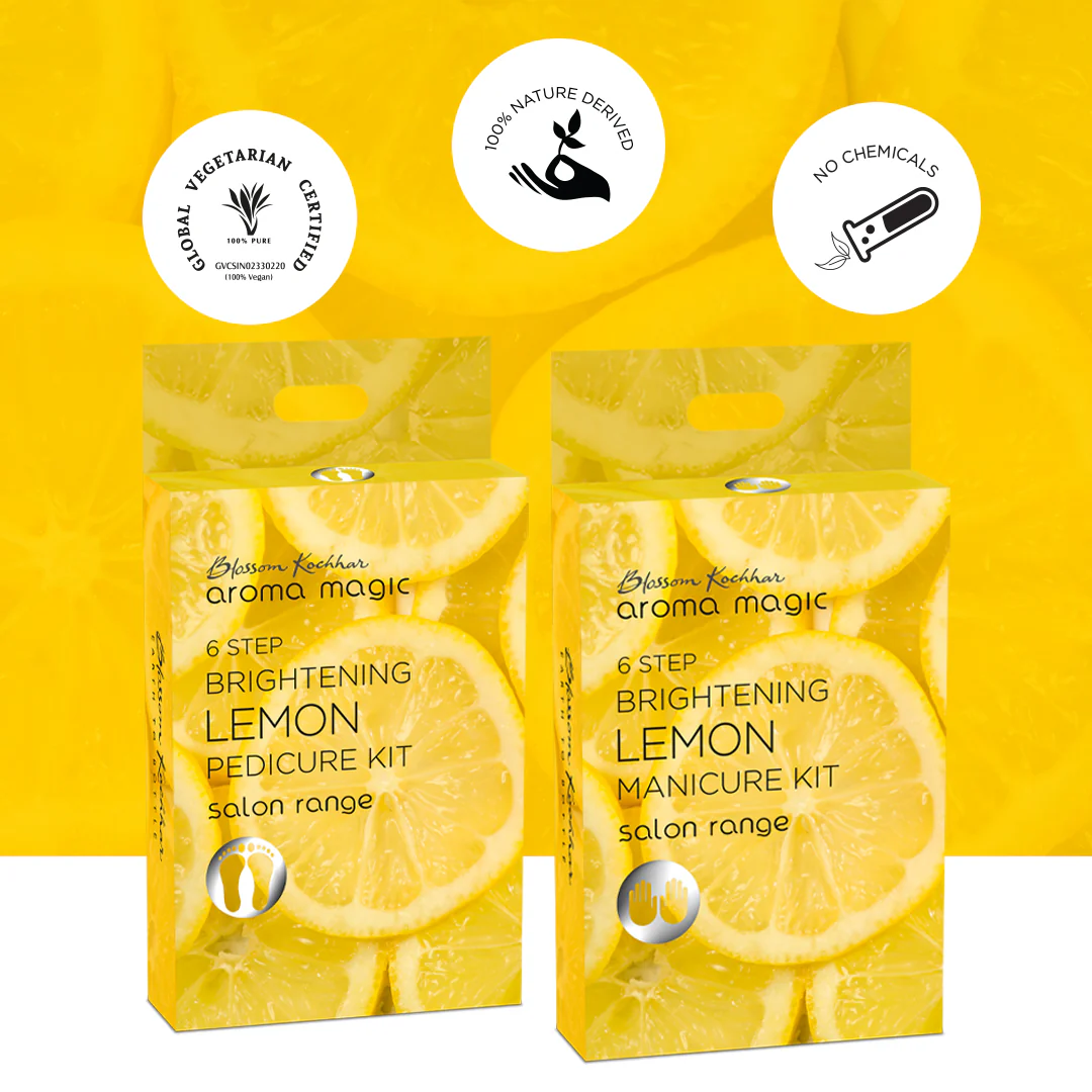 Lemon Brightening Pedicure and Manicure Kit For Radiant Skin - Image 8