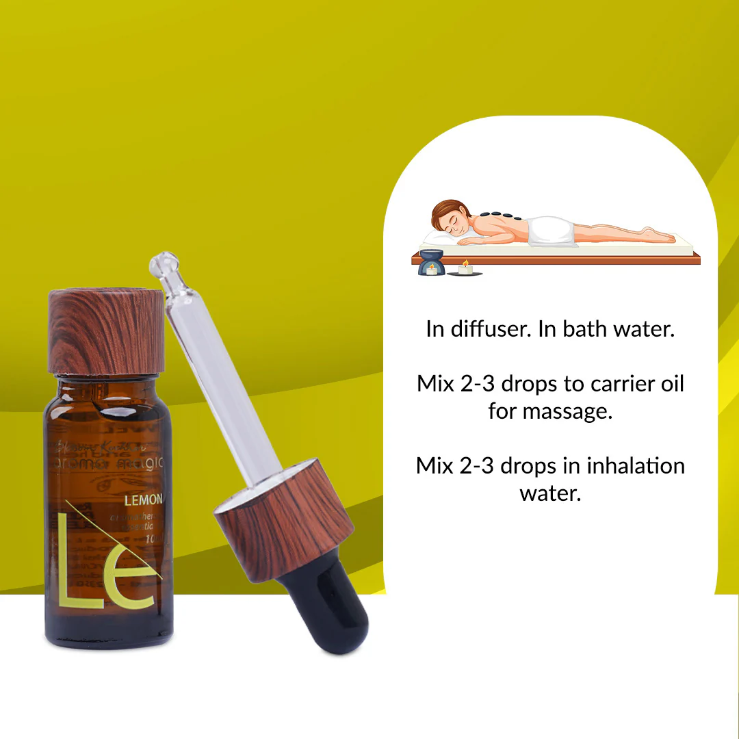 Lemon Essential Oil For Skin Glow & Ease Headaches - Image 5