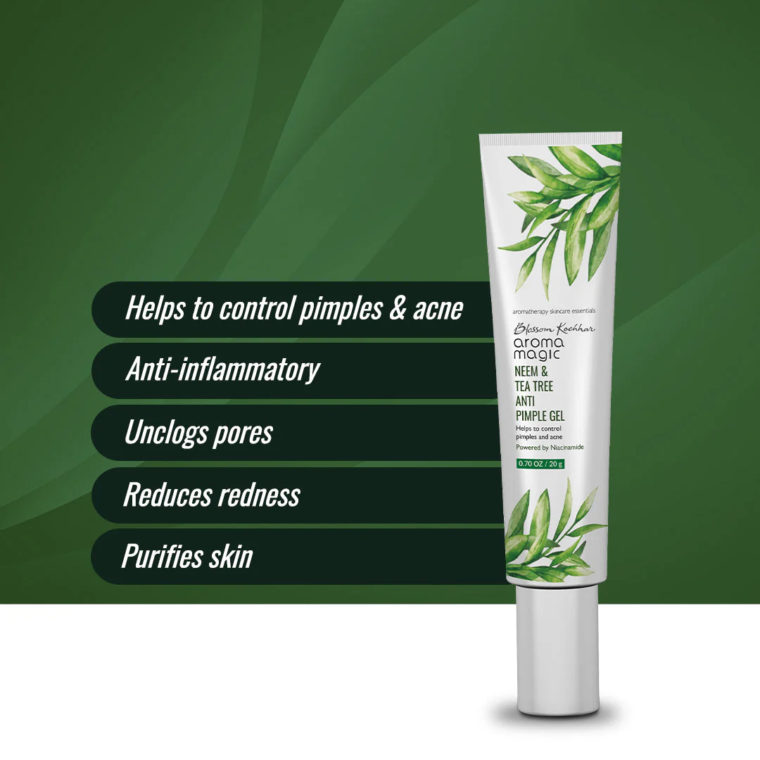 Neem & Tea Tree Anti Pimple Gel - Niacinamide - Image 5