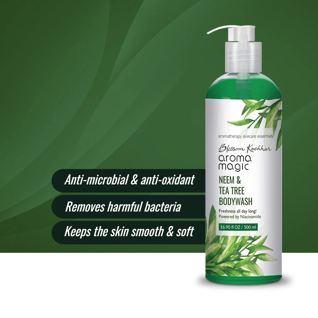 Neem & Tea Tree Body Wash Powered by Niacinamide - Image 2