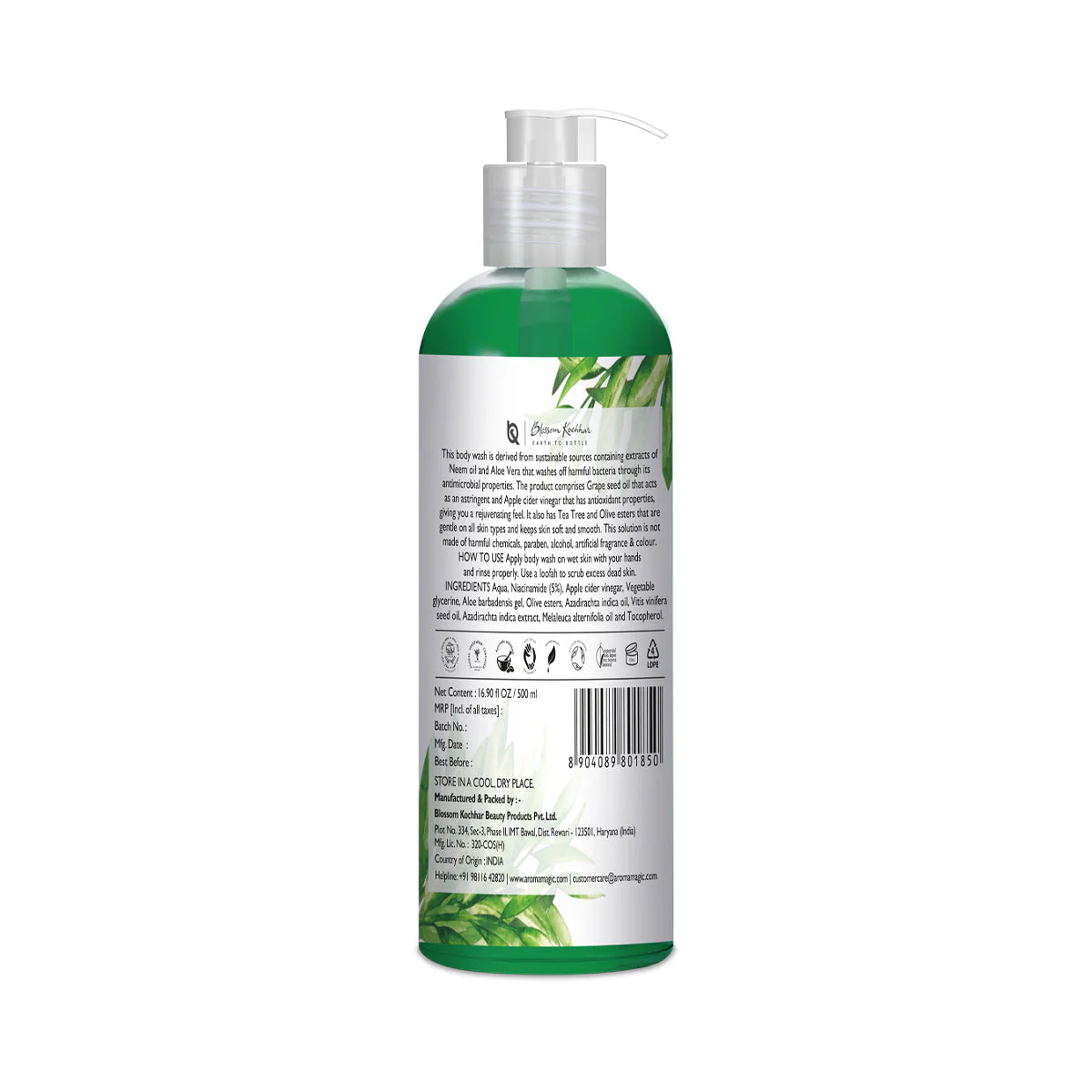 Neem & Tea Tree Body Wash Powered by Niacinamide - Image 7