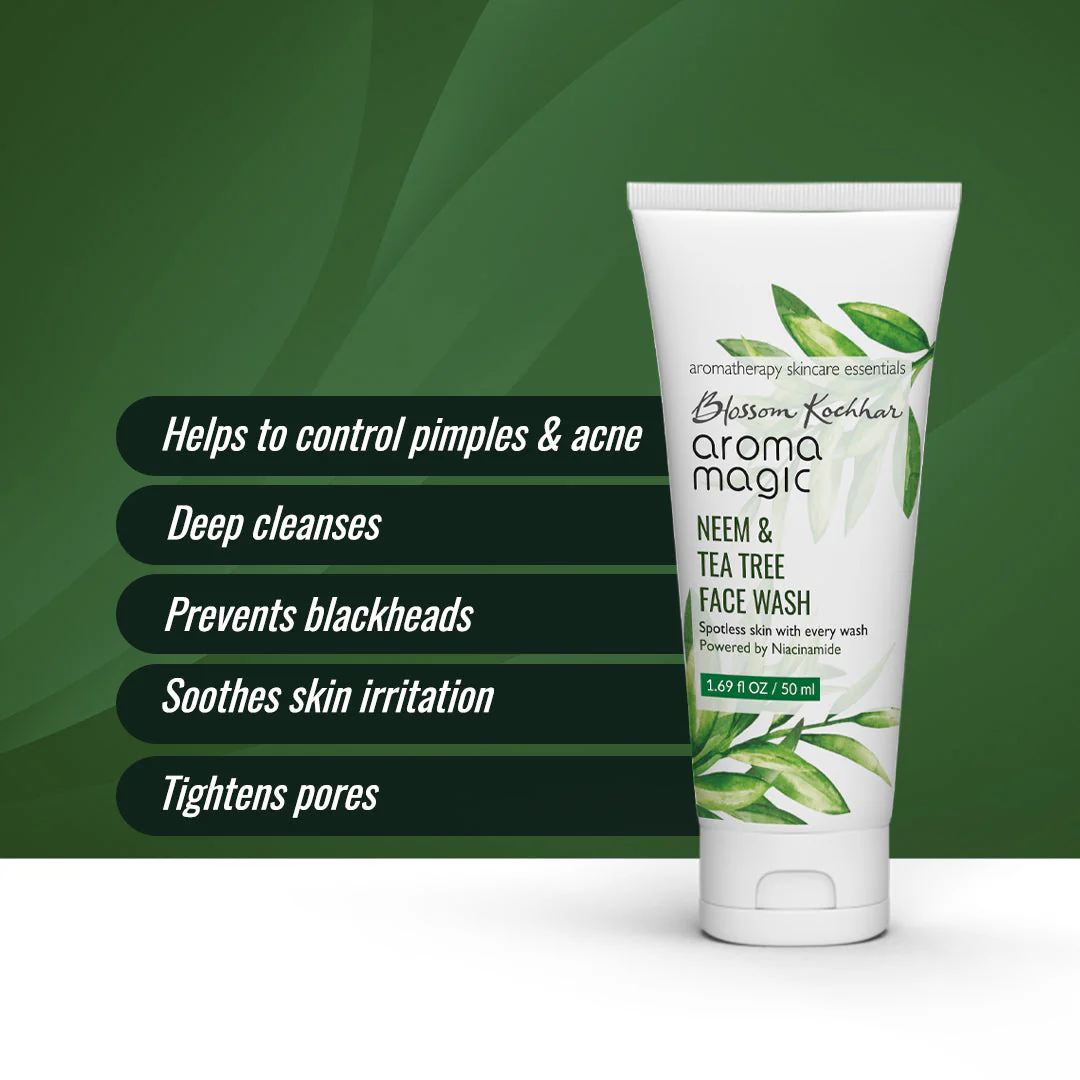 Neem and Tea Tree Niacinamide Face Wash For Oily & Acne Prone Skin - Image 4