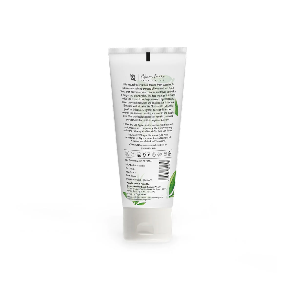 Neem and Tea Tree Niacinamide Face Wash For Oily & Acne Prone Skin - Image 8