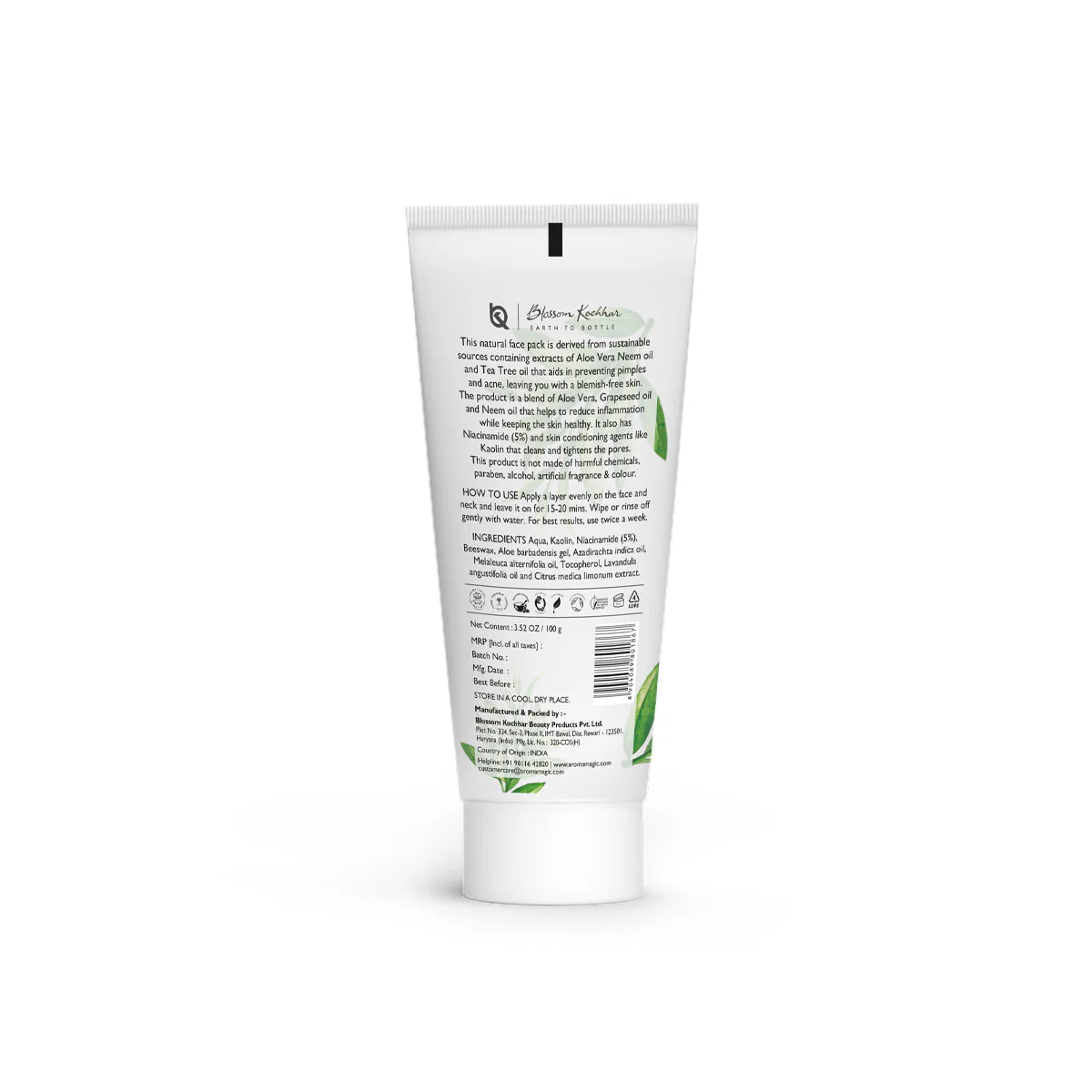 Neem & Tea Tree Face Pack - Niacinamide - Image 11