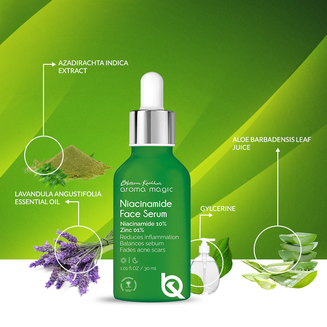 Niacinamide Face Serum For Reduces Acne Scar & Dullness - Image 3