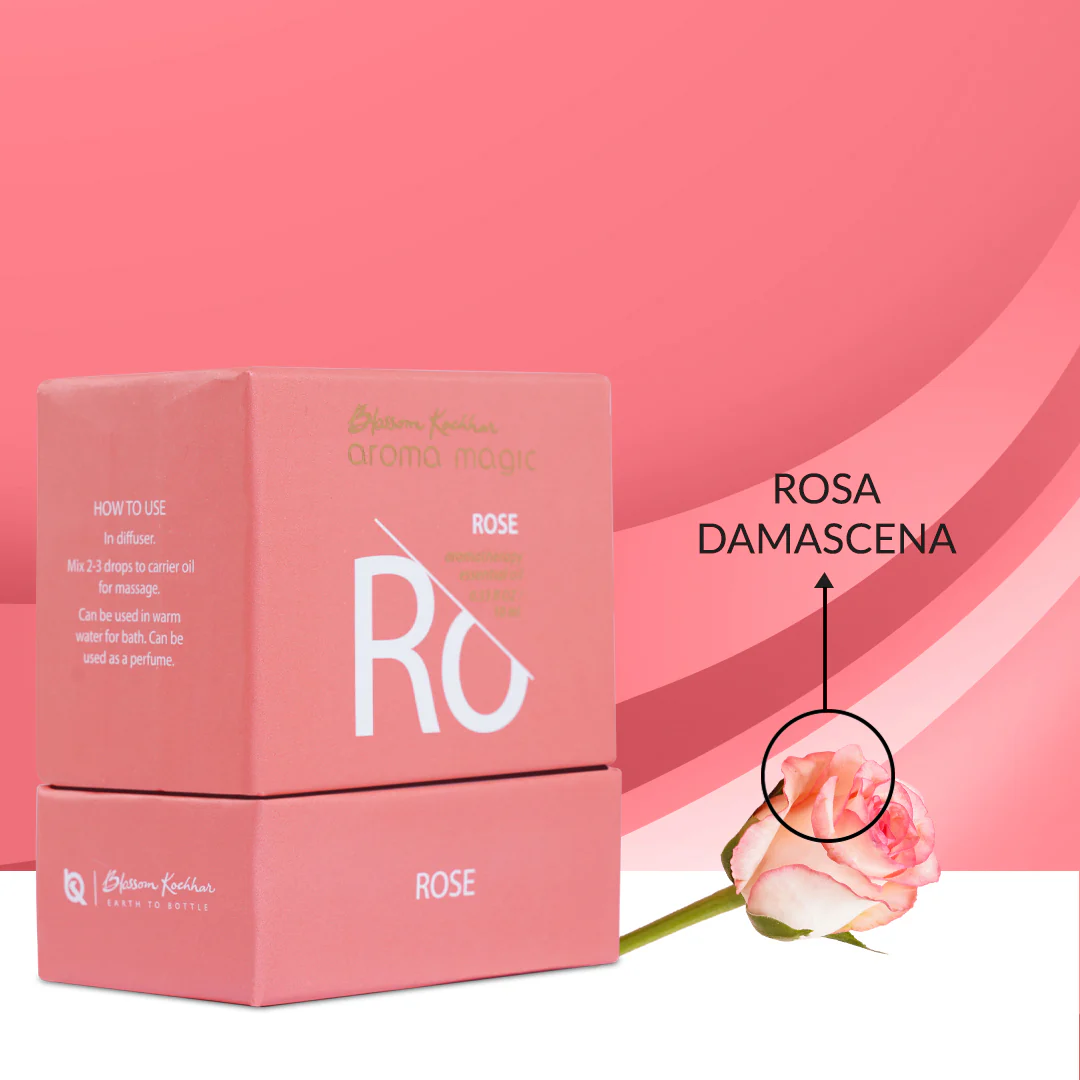 Rose Essential Oil For Skin Toning, Stress & Muscle Relief - Image 4