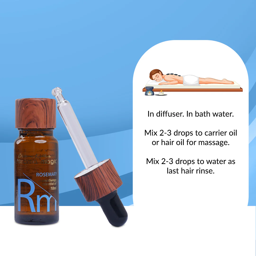 Rosemary Essential Oil - Relieves Fatigue & Promote Hair Growth - Image 5