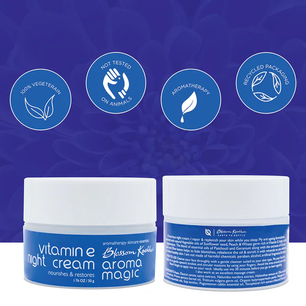 Vitamin E Nourishing Night Cream Replenishes & Repair Skin - Image 4