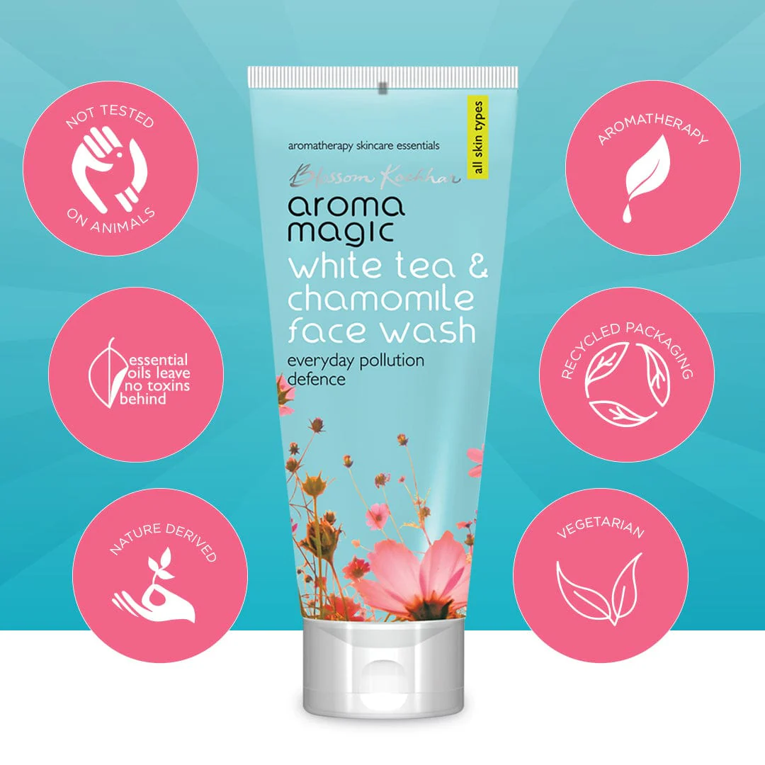 White Tea & Chamomile Face Wash For All Skin Type - Image 4