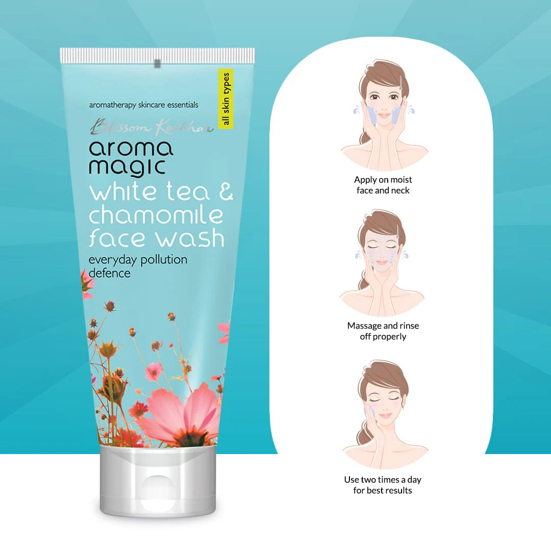 White Tea & Chamomile Face Wash For All Skin Type - Image 5